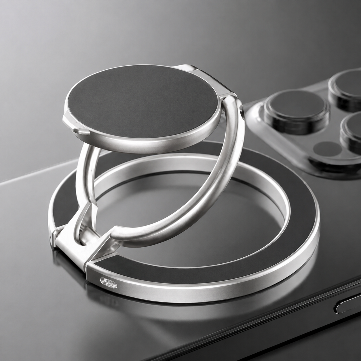 Poignée Magnétique — grip et béquille double face