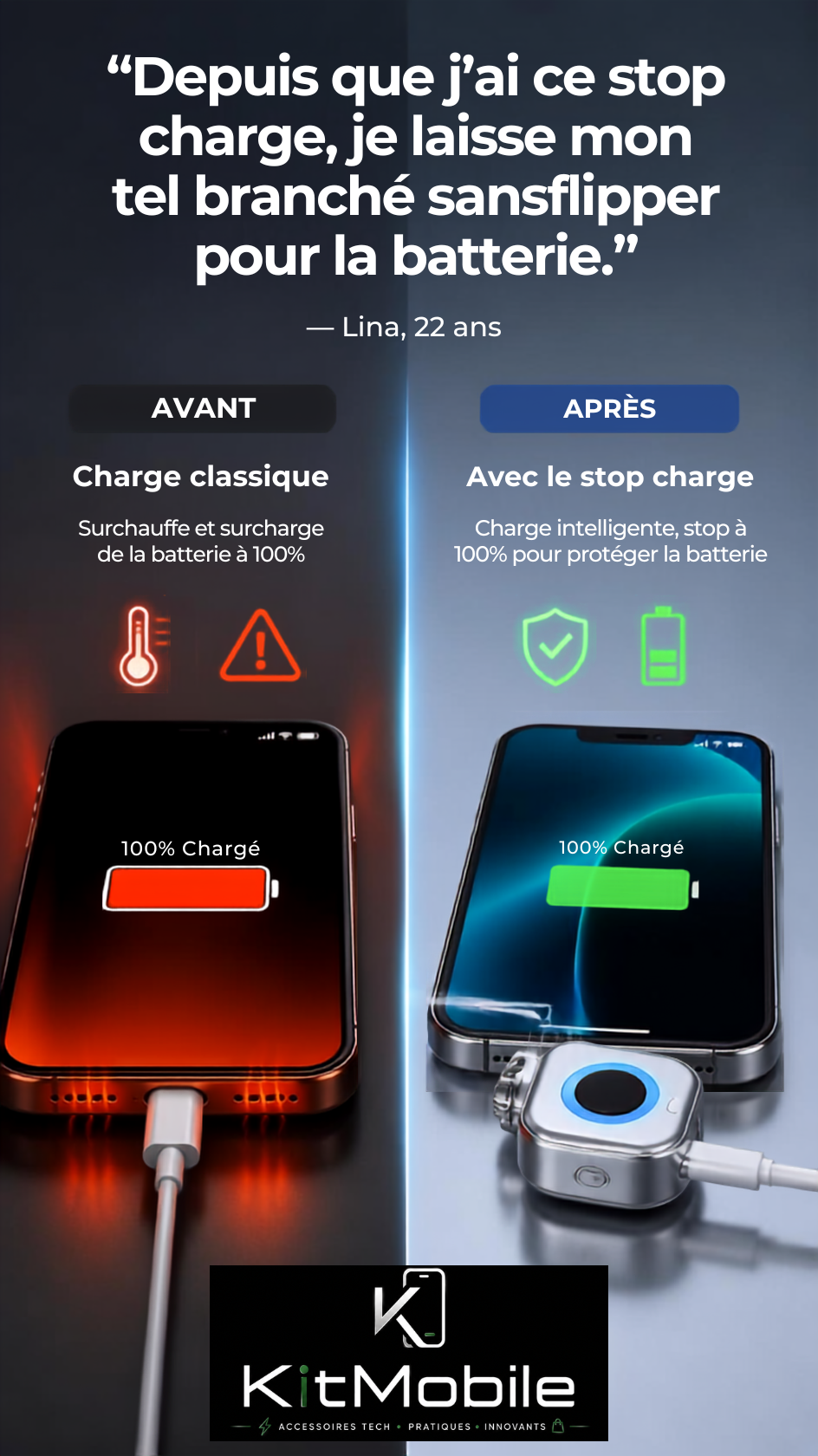 Stop Charge — Coupe-charge USB-C automatique