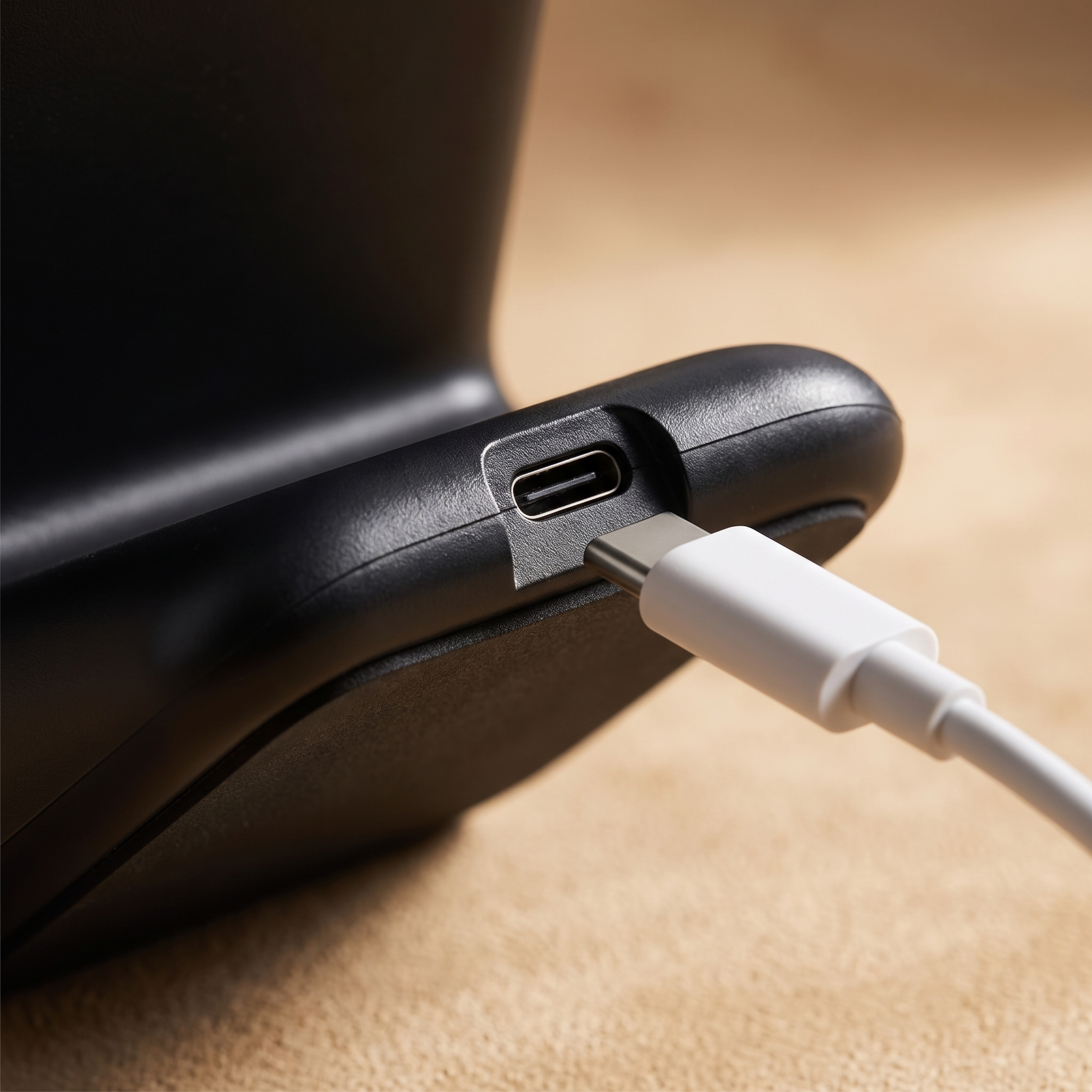 Port USB-C à l'arrière du Socle Induction