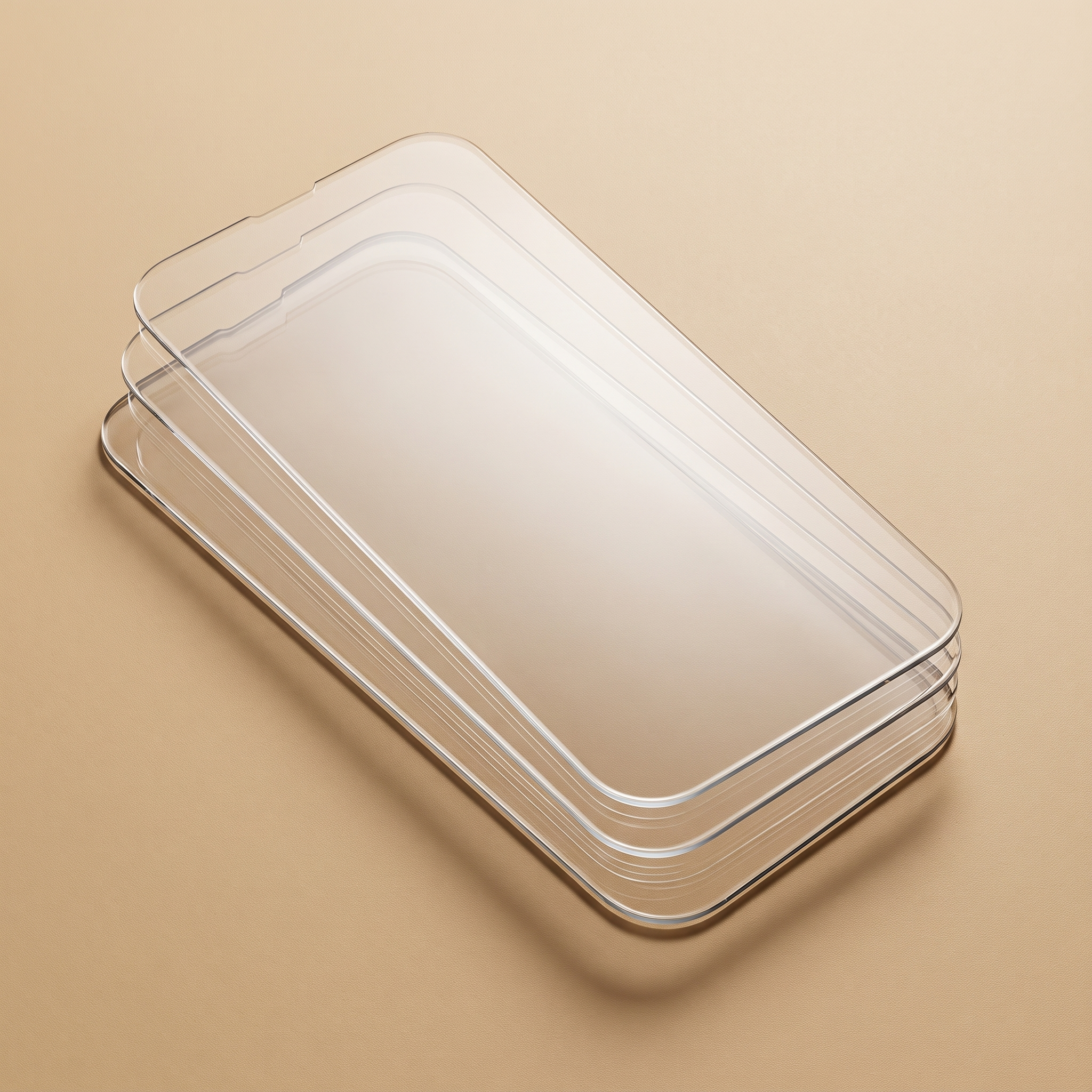 Verre Clair vendu par lot de deux à cinq protections