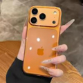 Coque Pure Kitmobile, teinte orange translucide